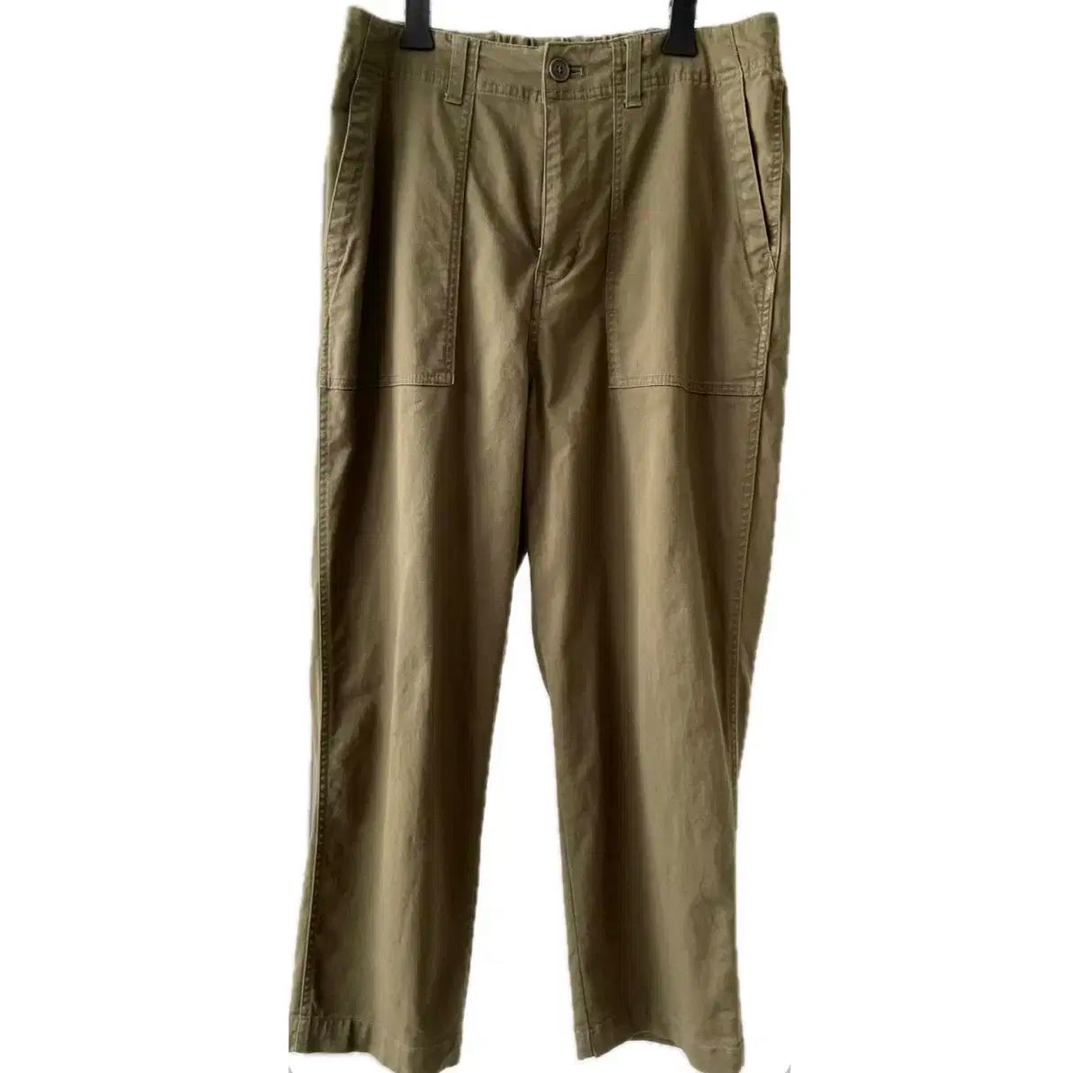 30 日本 ヴィンテージ ファティーグパンツ ビッグポケット コットンパンツ コットン カーキ チノパンツ y2k