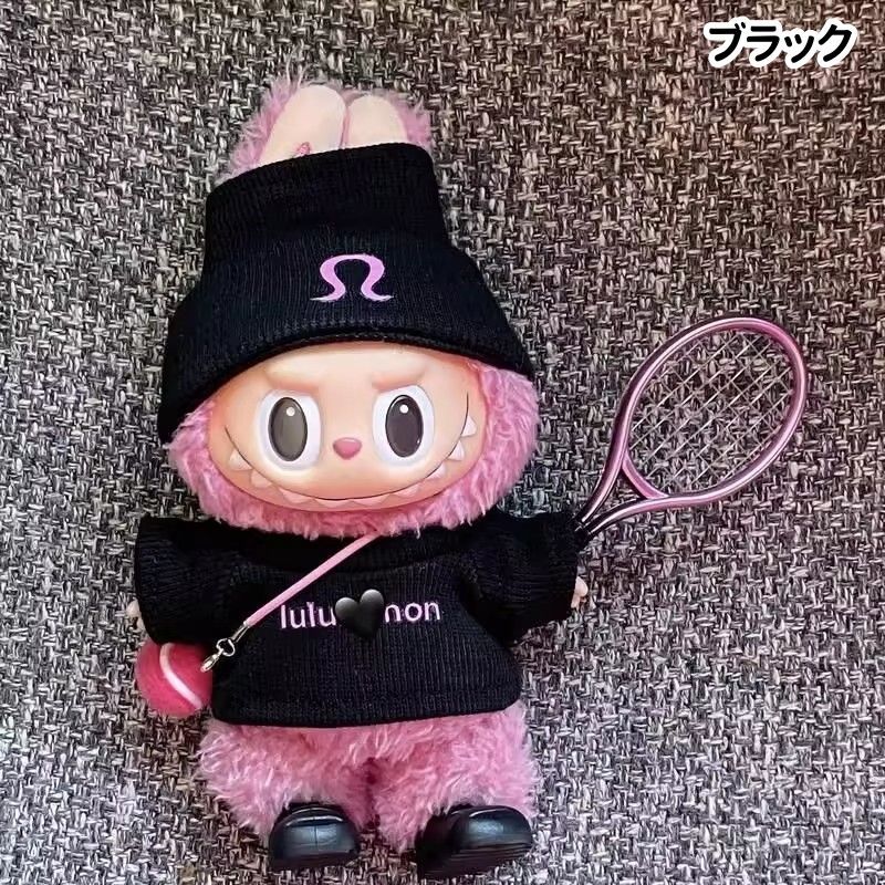 ぬいぐるみ服 labubu ラブブ 15-17cm 第1/2/3世代通用 テニス 5