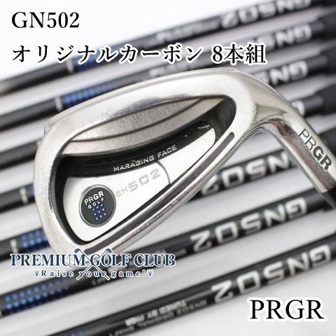 キ99★希少レフティ！PRGR GN502 超豪華8本アイアンセット プロギア Rフレックス 純正カーボン 左利き用 Lefty IRON&Wedge ゴルフクラブ Bibian 比比昂 - キ99☆希少レフティ！PRGR GN502 超豪華8本