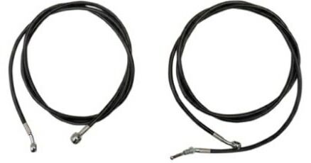 ハンドルバー ケーブル＆ブレーキラインキット Upper-Only ブラック 18～20インチエイプハンガー 2017～20年ツーリングモデル 但しFLHRXSは除く