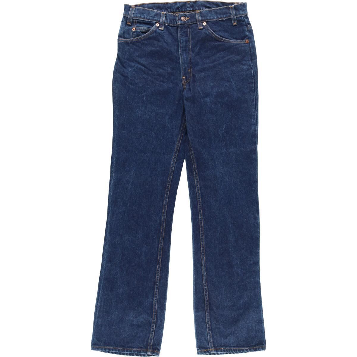 古着 濃紺 90年代 リーバイス Levi's 20517-0217 オレンジタブ ブーツカットジーンズ デニムパンツ USA製 メンズw33/eaa328514