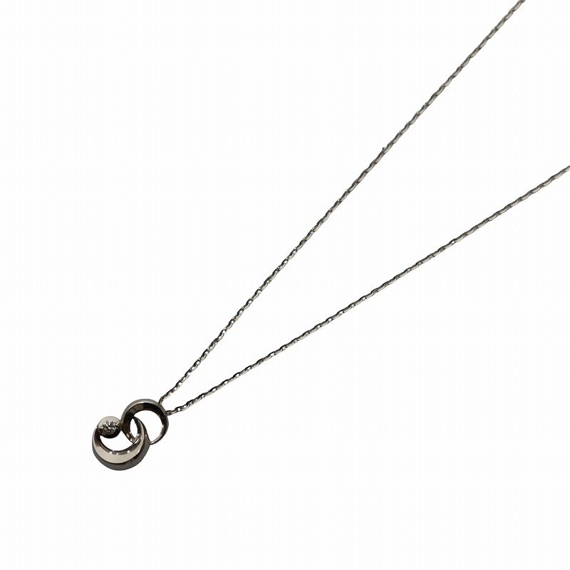スタージュエリー STAR JEWELRY 24年製 K10 ネックレス DIAMOND DOUBLE