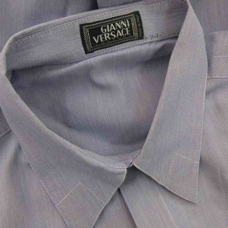 『Gianni Versace』ジャンニヴェルサーチ (38) 長袖シャツ □美品□Gianni Versace ジャンニ・ヴェルサーチ ヴィンテージ
