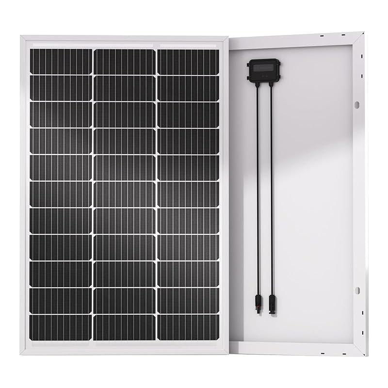 ブランド ECO-WORTHY ソーラーパネル 100W 単結晶 23％変換効率 IP67防水 毎日の発電量は約0.4ｋｗｈ 12Vシステム充電 蓄電対応 小型車 船舶 屋根 ベランダーに設置 災害対策 895*585*35mm I 0