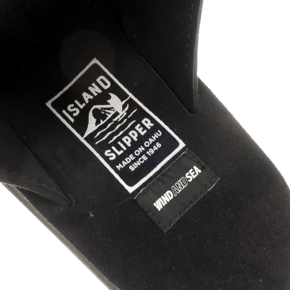 中古】ウィンダンシー WIND AND SEA × Island Slipper ウルトラスエード サンダル  ブラック【サイズ9】【メンズ】|mercariメルカリ官方指定廠商|Bibian比比昂代買代購