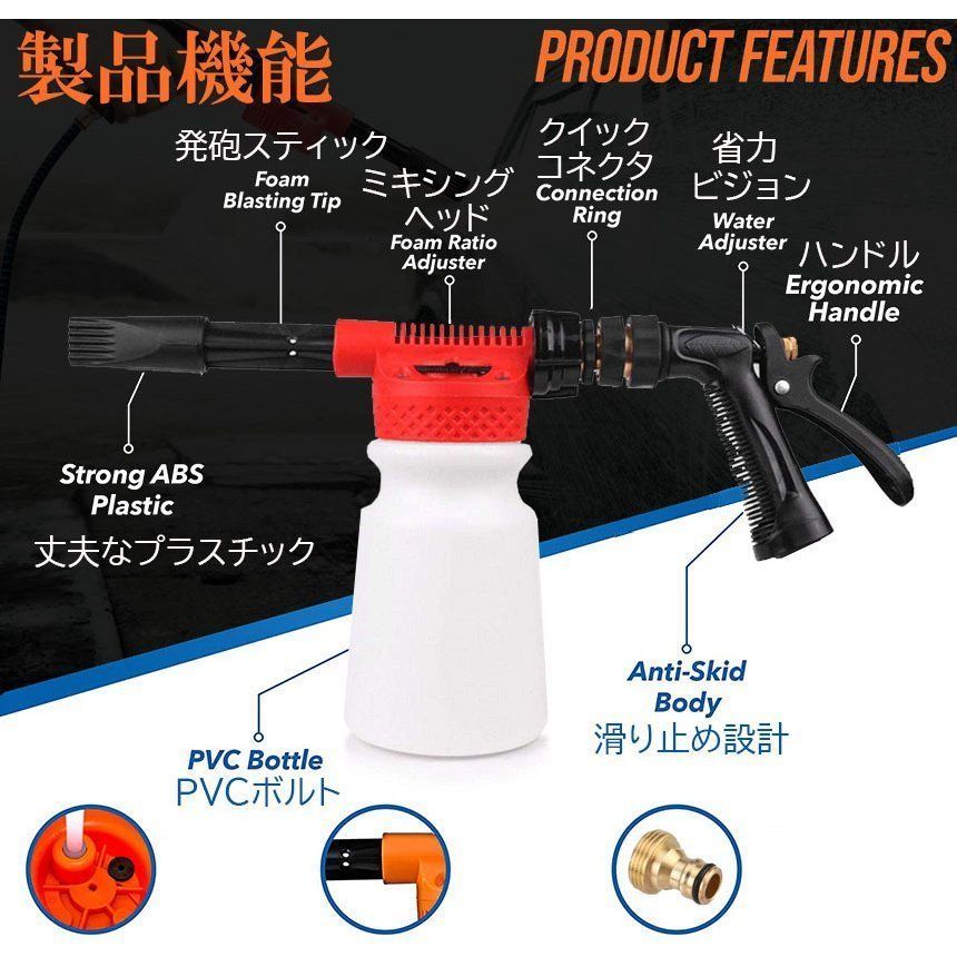 強力泡洗浄器