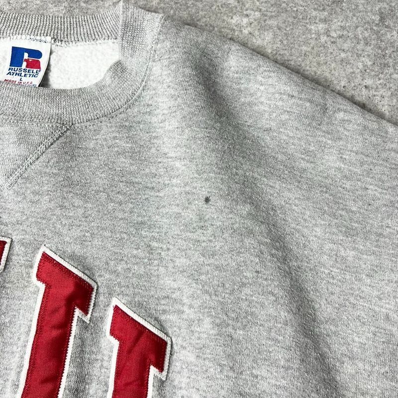 ラッセルアスレティック　カレッジロゴ　スウェットトレーナー　USA製XLサイズ Russell Athletic（ラッセルアスレティック）の「【WEB限定