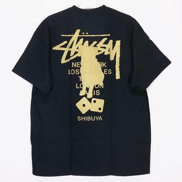 STUSSY ステューシー SHIBUYA PARCO 3RD ANNIVERSARY TEE 渋谷パルコチャプト 3周年記念 Tシャツ ブラック  ショートスリーブ カットソー 半袖 - メルカリ