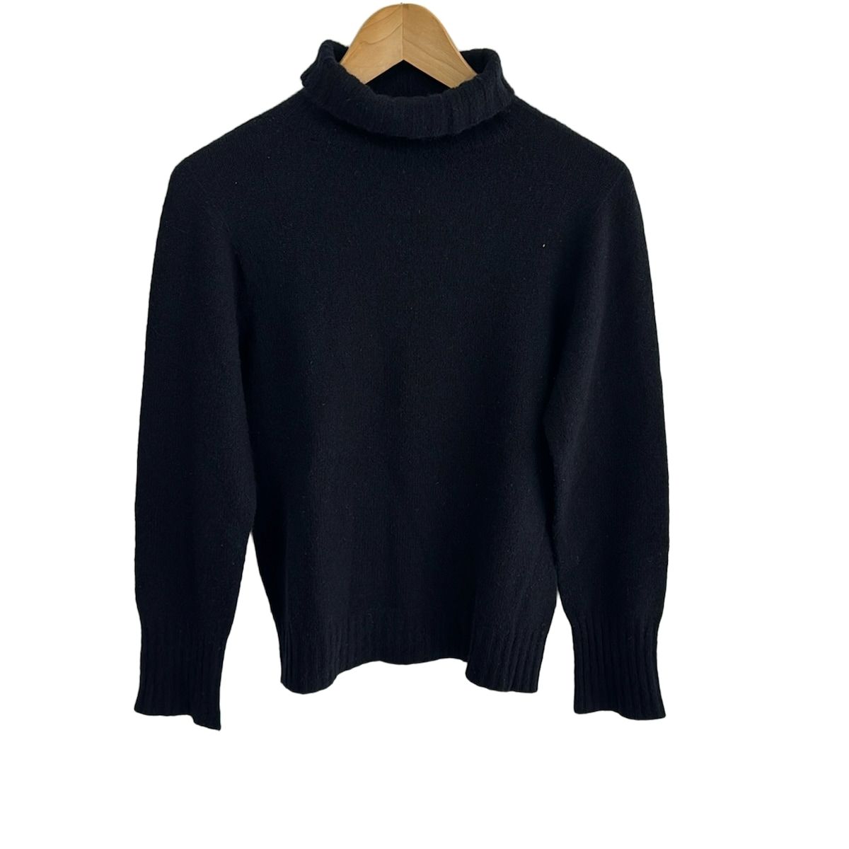 MargaretHowell マーガレットハウエル 長袖セーター サイズ2 M レディース - 黒 タートルネック|カシミヤ混