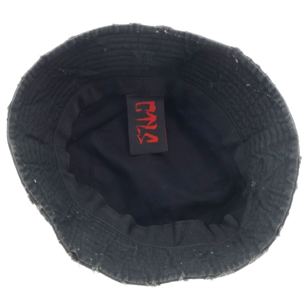 cvtvlist (カタリスト) DAMAGED BUCKET HAT ダメージ ロゴワッペン