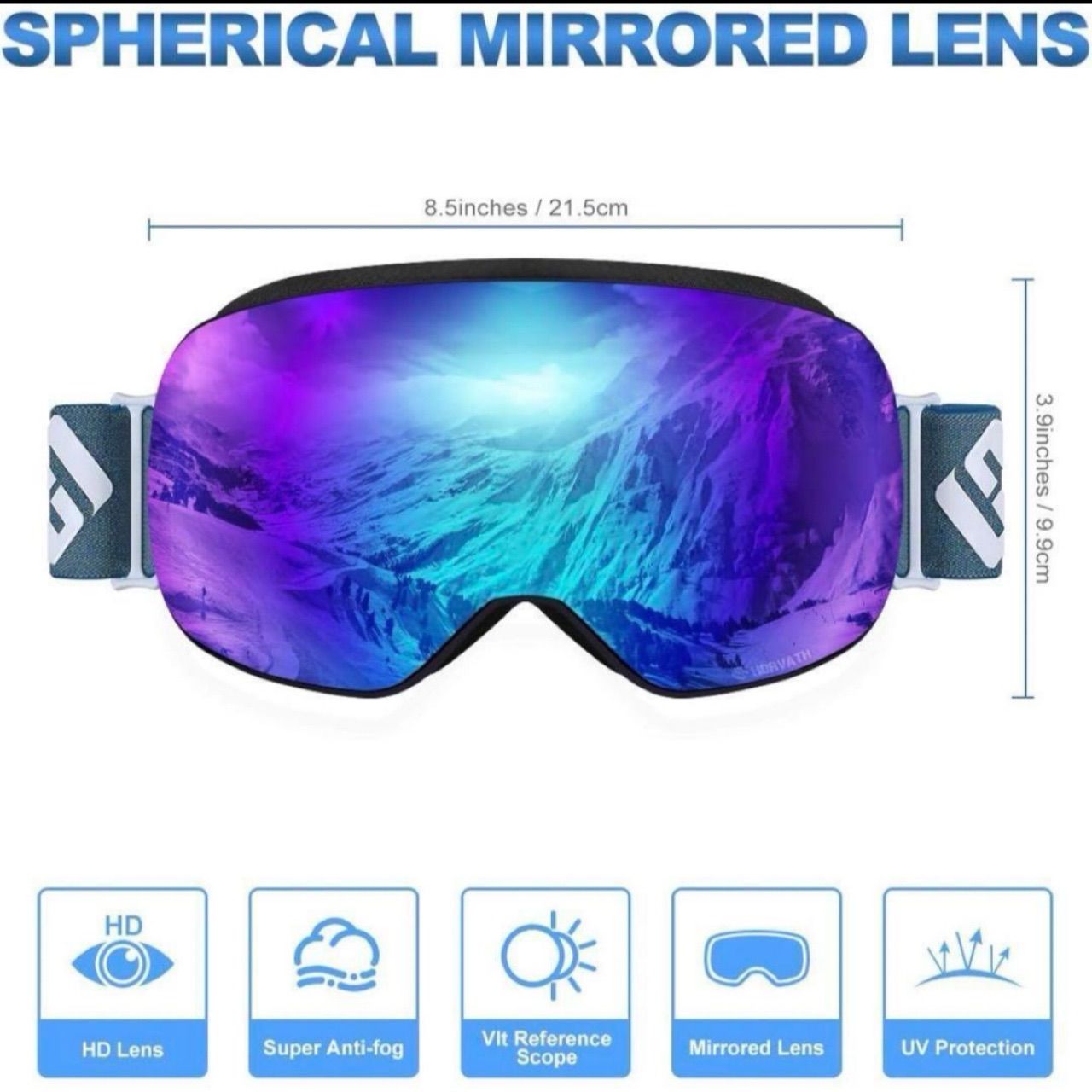 スキーゴーグル ウィンタースポーツ