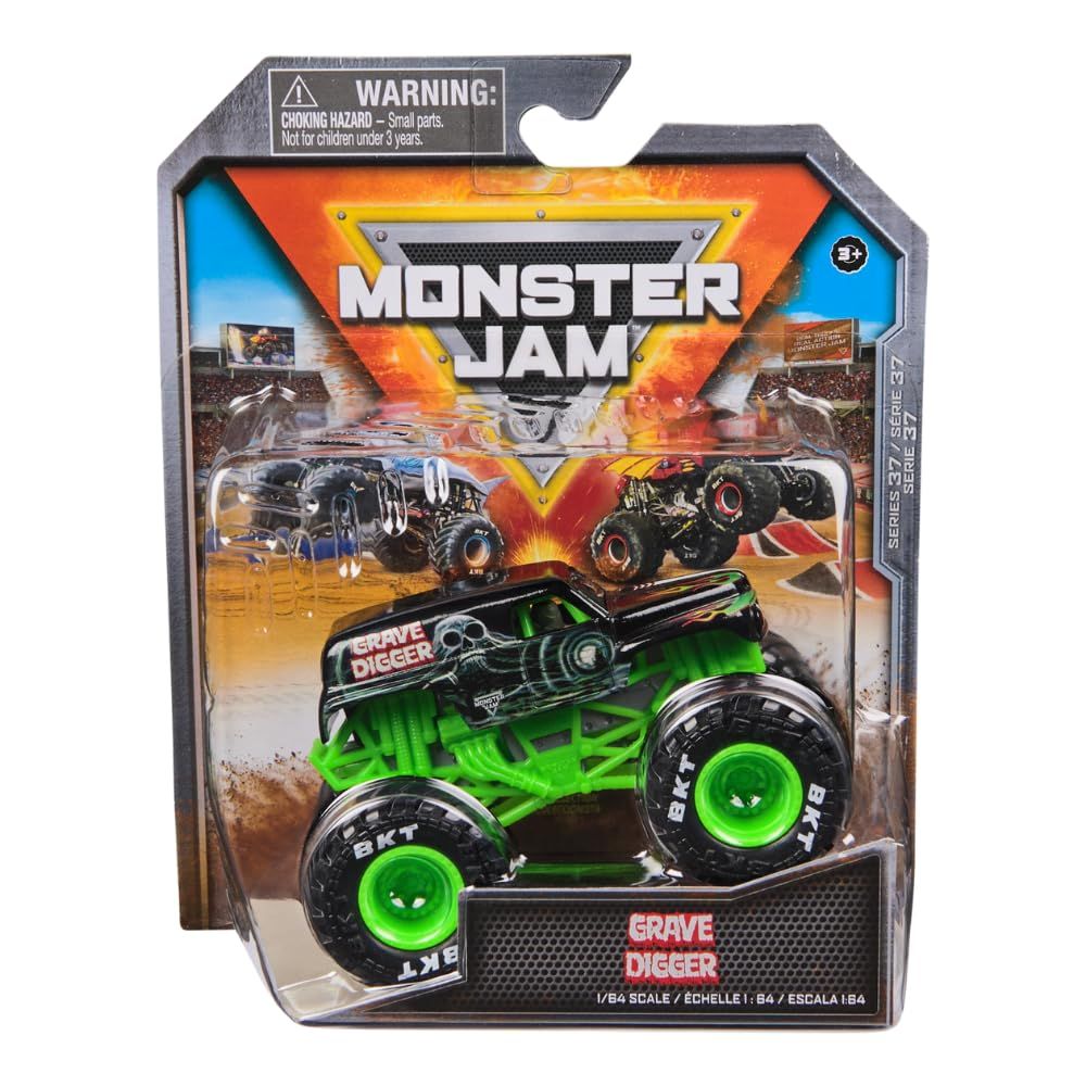 ベビー・キッズおもちゃ Monster Jam 2024 シリーズ 37 ダイキャスト 1