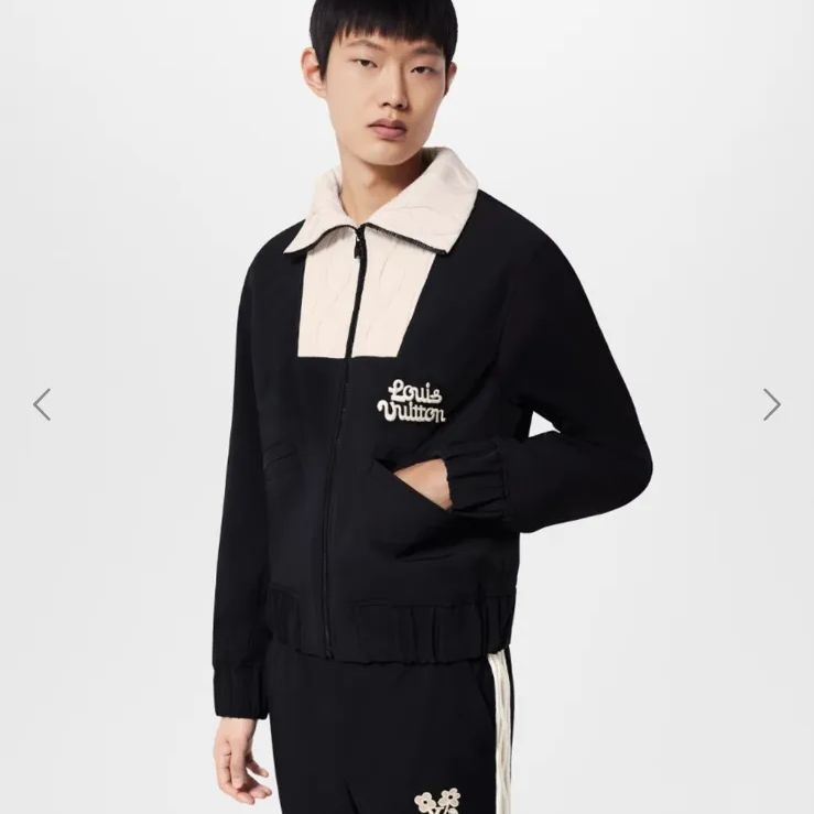 ルイヴィトン 2024SS ニットカラーエンブロイダード テクニカル