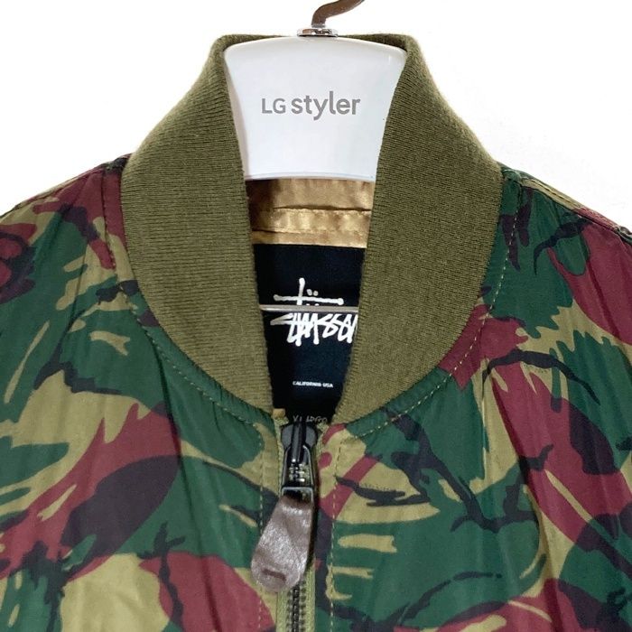 ☆STUSSY ステューシー MA-1 フライトジャケット 中綿ブルゾン ☆STUSSY ステューシー MA-1 フライトジャケット 中綿ブルゾン