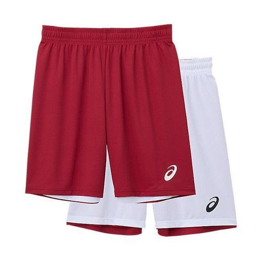 アシックス リバーシブルパンツ バーガンデイ 130