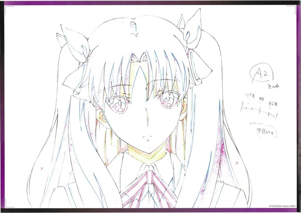 ufotable DINING Fate B1サイズ　 原画ポスター　遠坂凛 ufotable プライズ用 ufotable DINING Fate/stay night Heaven's