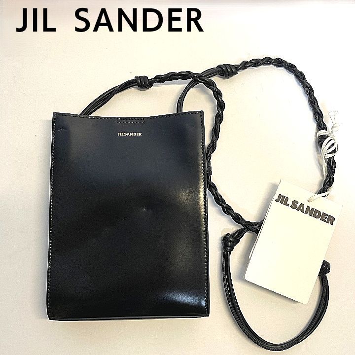 JIL SANDER ジルサンダー レザータングルSM ショルダーバッグ-