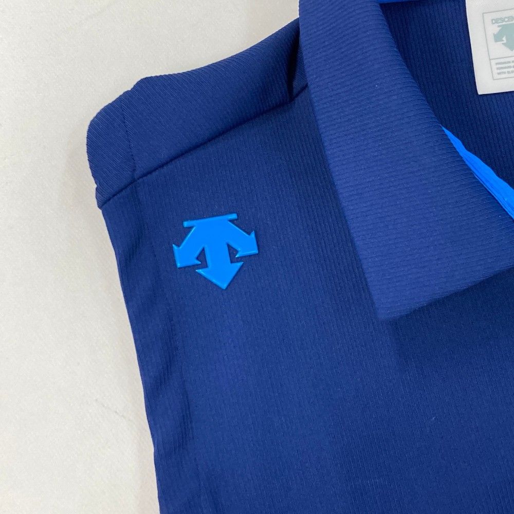 サイズ：S DESCENTE GOLF デサントゴルフ ノースリーブ ポロワンピース