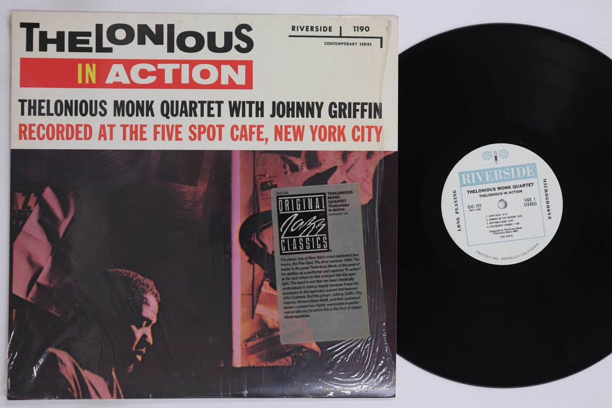 LP Thelonious Monk Thelonious In Action OJC103 ORIGINAL JAZZ