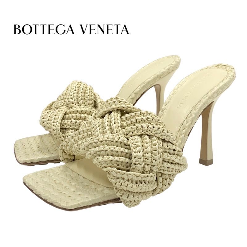 未使用 ボッテガヴェネタ BOTTEGAVENETA リド サンダル ミュール 靴 