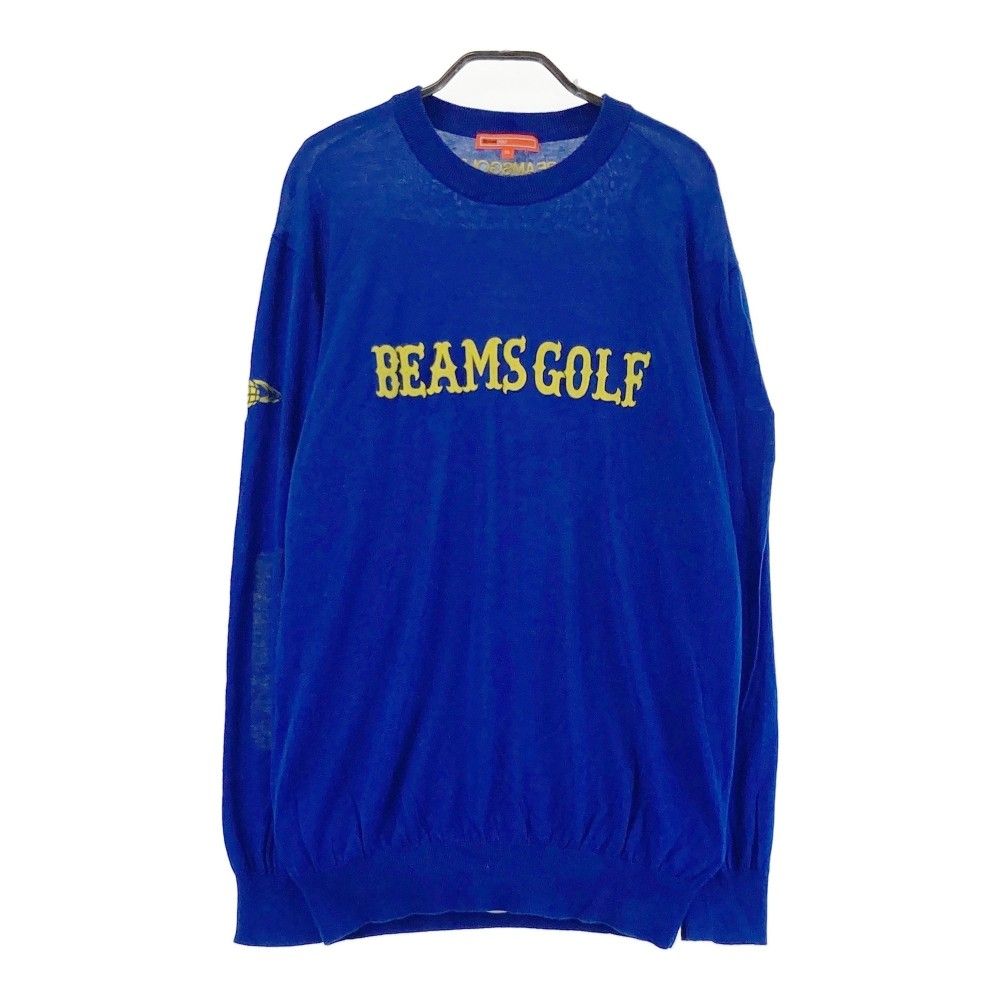 BEAMS GOLF ビームスゴルフ リバーシブルニット 紺色 サイズL サイズ