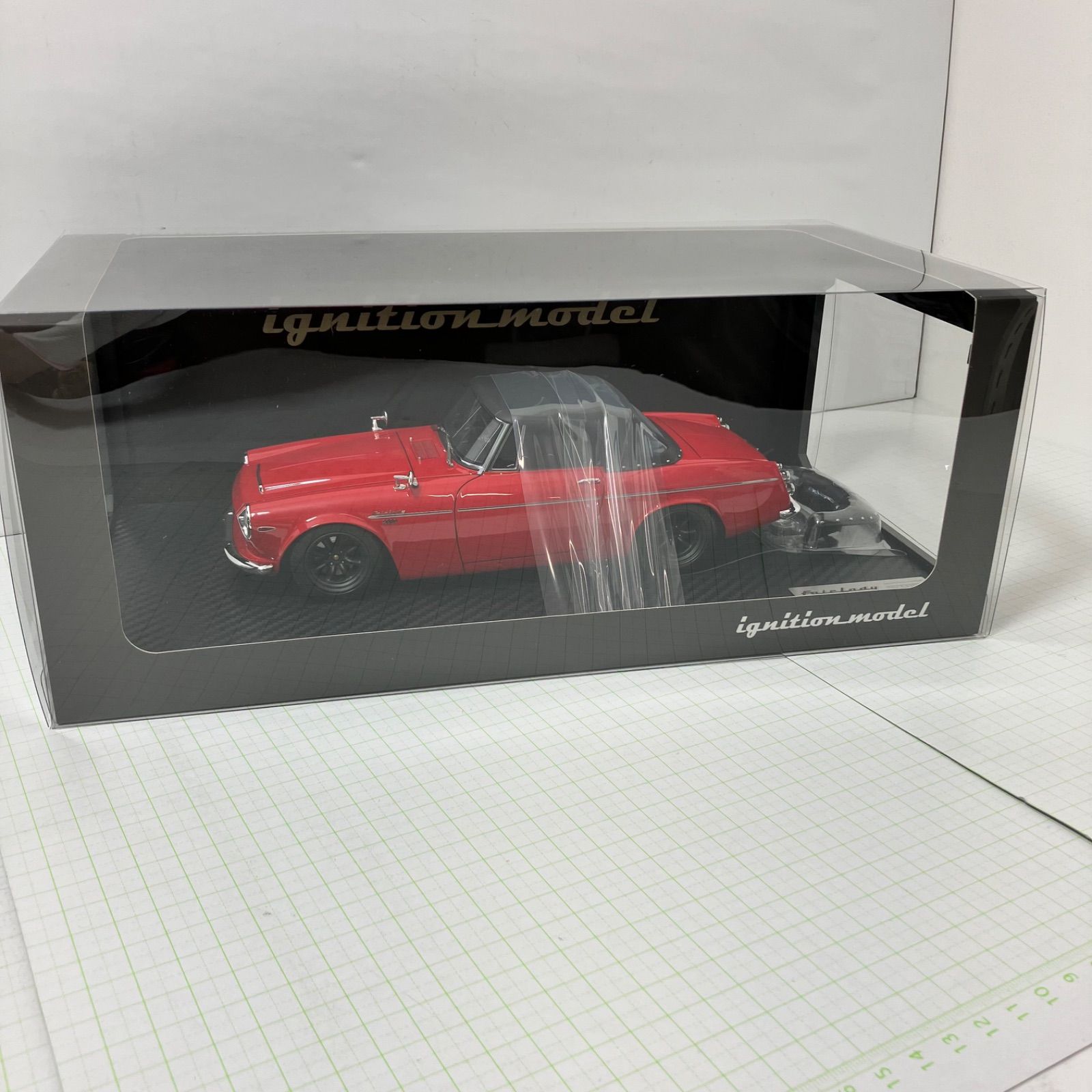 ミニカー 1/18DATSUN Fairlady 2000 (SR311) WineRed 1/18 DATSUN Fairlady 2000 SR311 WineRedの通販 by PAINZ SHOP