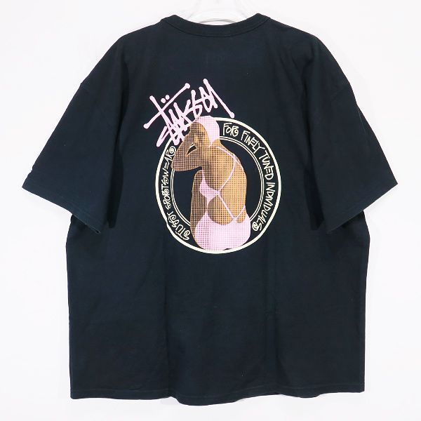 STUSSY ステューシー x Champion チャンピオン SHONAN 1ST ANNIVERSARY TEE 湘南チャプト 1周年記念 Tシャツ ブラック ショートスリーブ カットソー 半袖