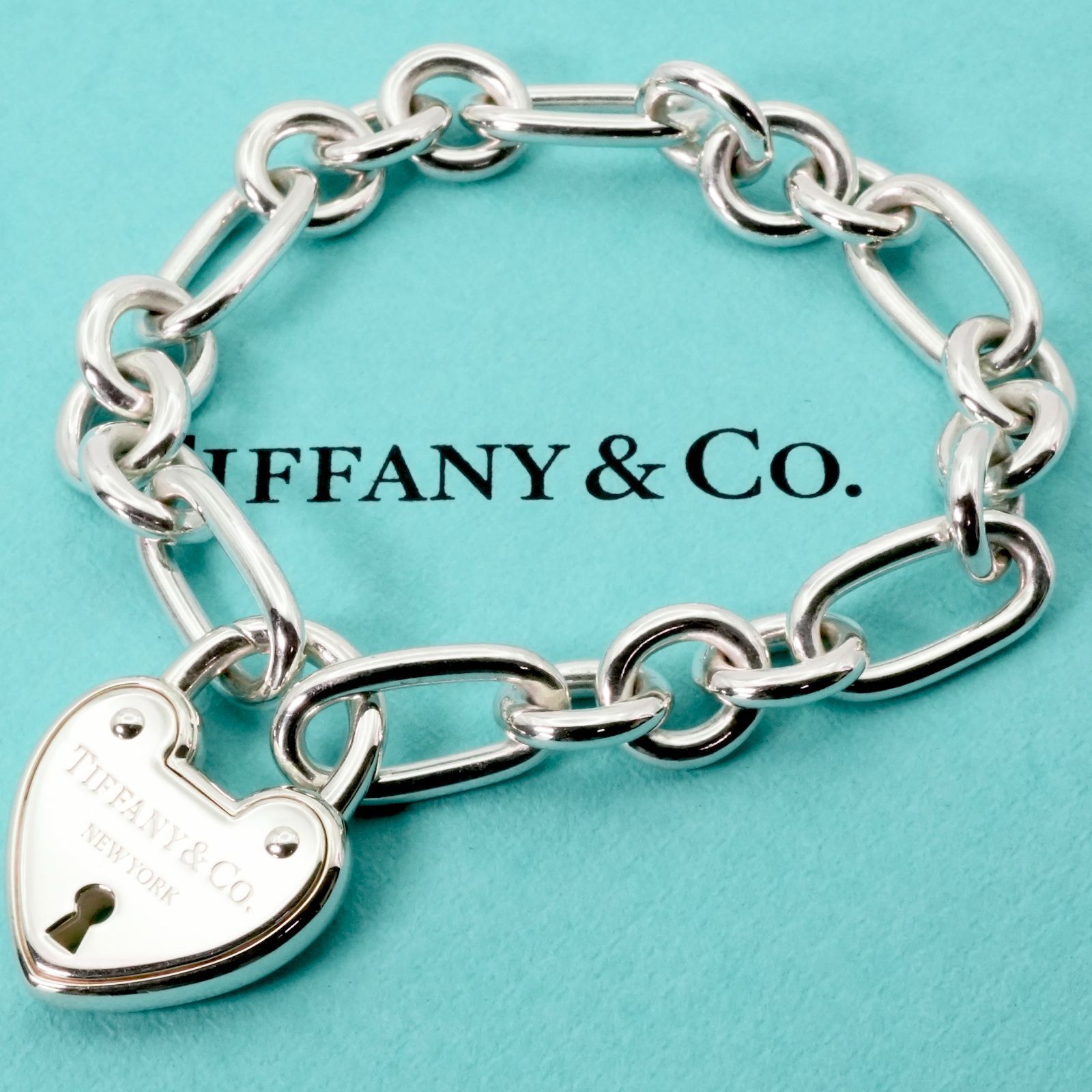 ティファニーTiffany リターントゥ ラブロックブレスレット Ag925