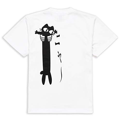 ホワイト_L スコーピー ネコ好き のための 猫柄 Tシャツ LOVE CAT