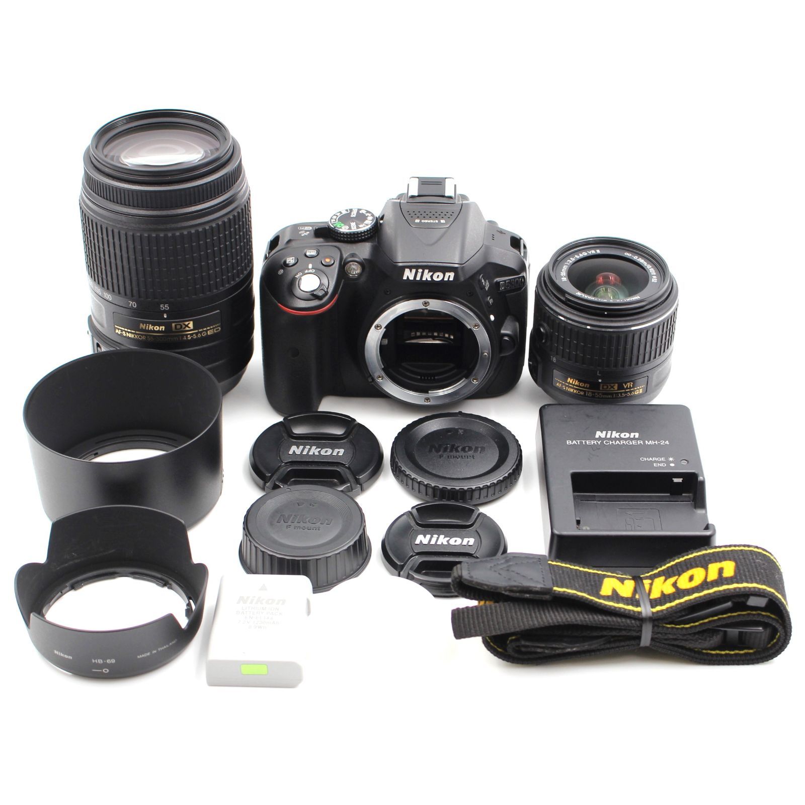 D5300ダブルズームキット Nikon □シャッター数3470枚！極上品□Nikon