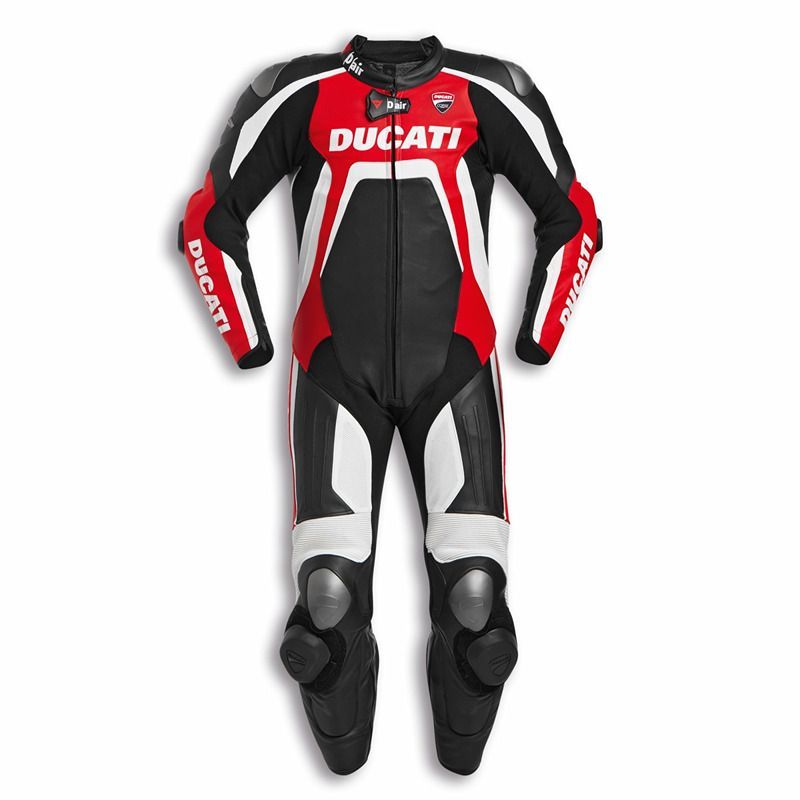 DUCATI ライディングスーツ （ブラック/レッド、サイズ52） ドゥカティ スーツ 【公式通販】