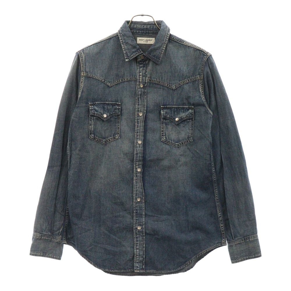 SAINT LAURENT PARIS (サンローランパリ) 15AW WESTERN L/S SHIRT