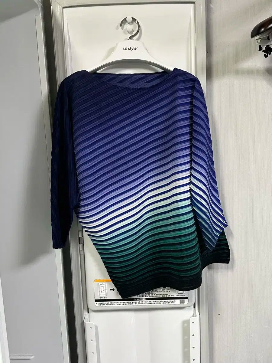 ISSEY MIYAKE イッセイミヤケ 斜めボーダー チュニック