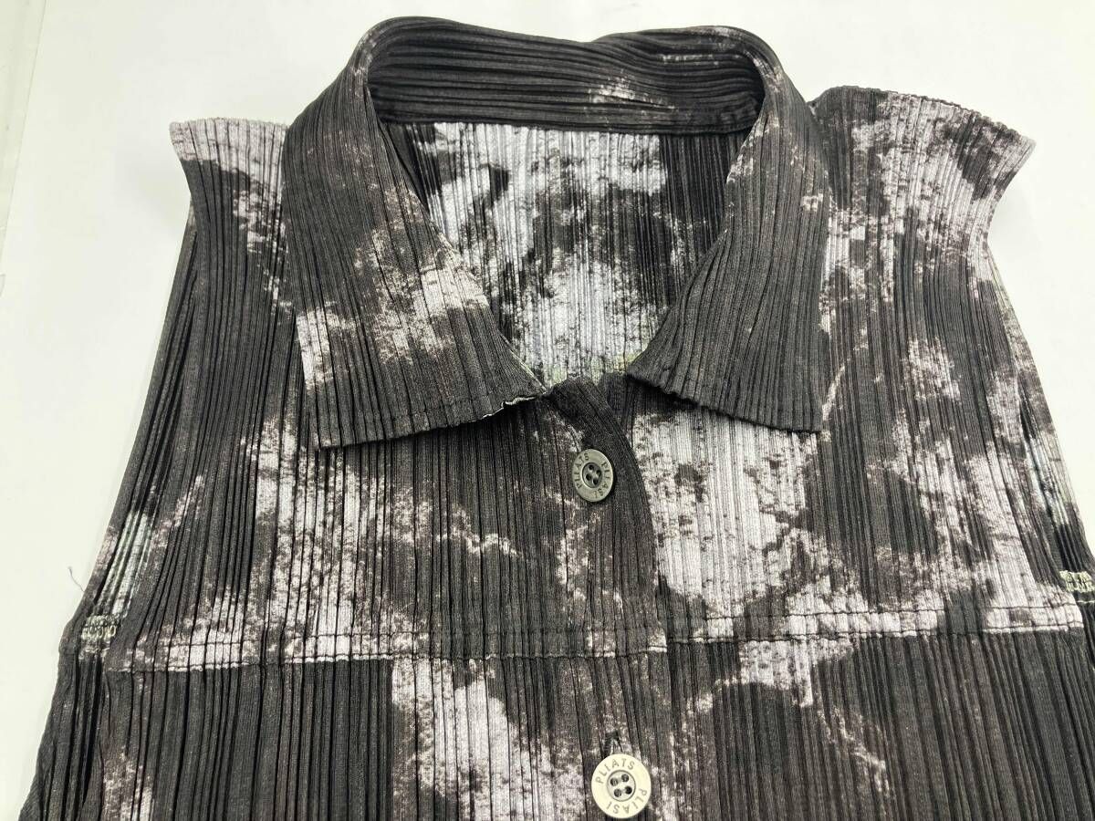 PLEATS PLEASE ISSEY MIYAKE ノースリーブシャツ プリーツ