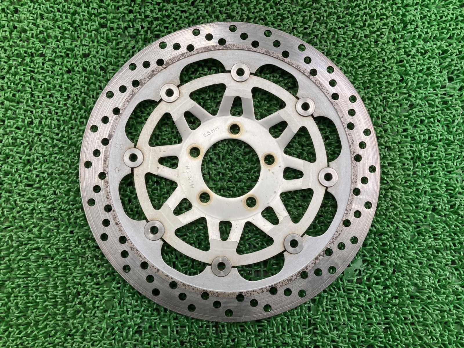 しょ カワサキZXR250！中古 純正ブレーキディスク(左右) ZXR250 フロントブレーキディスク 右 カワサキ 純正 バイク 部品 ZX250