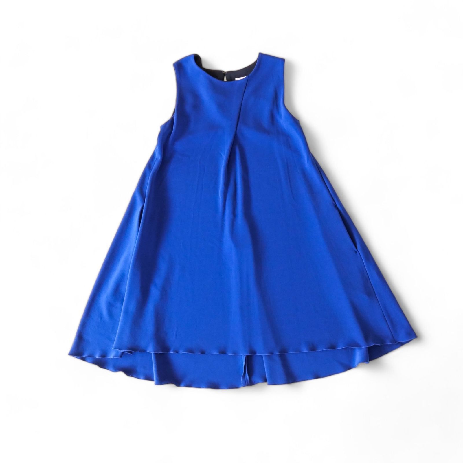 LE CIEL BLUE ルシェルブルー ノースリーブ ブルー ワンピース 