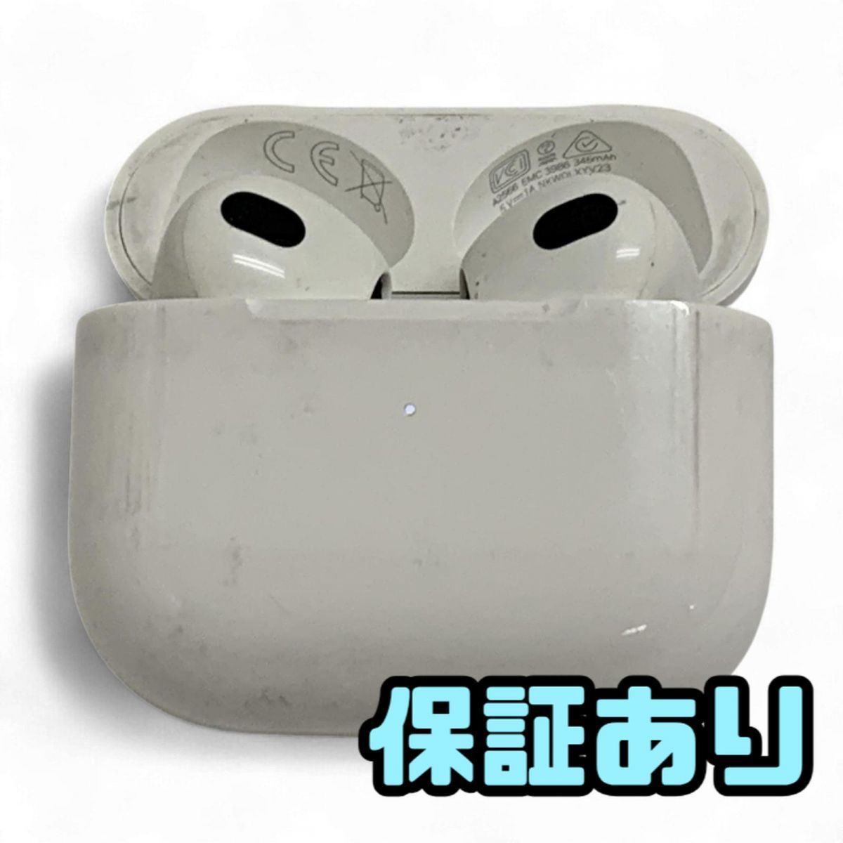 ワイヤレスイヤホン Apple アップル AirPods 第3世代 A2564 A2565 A2566 JMK868366相