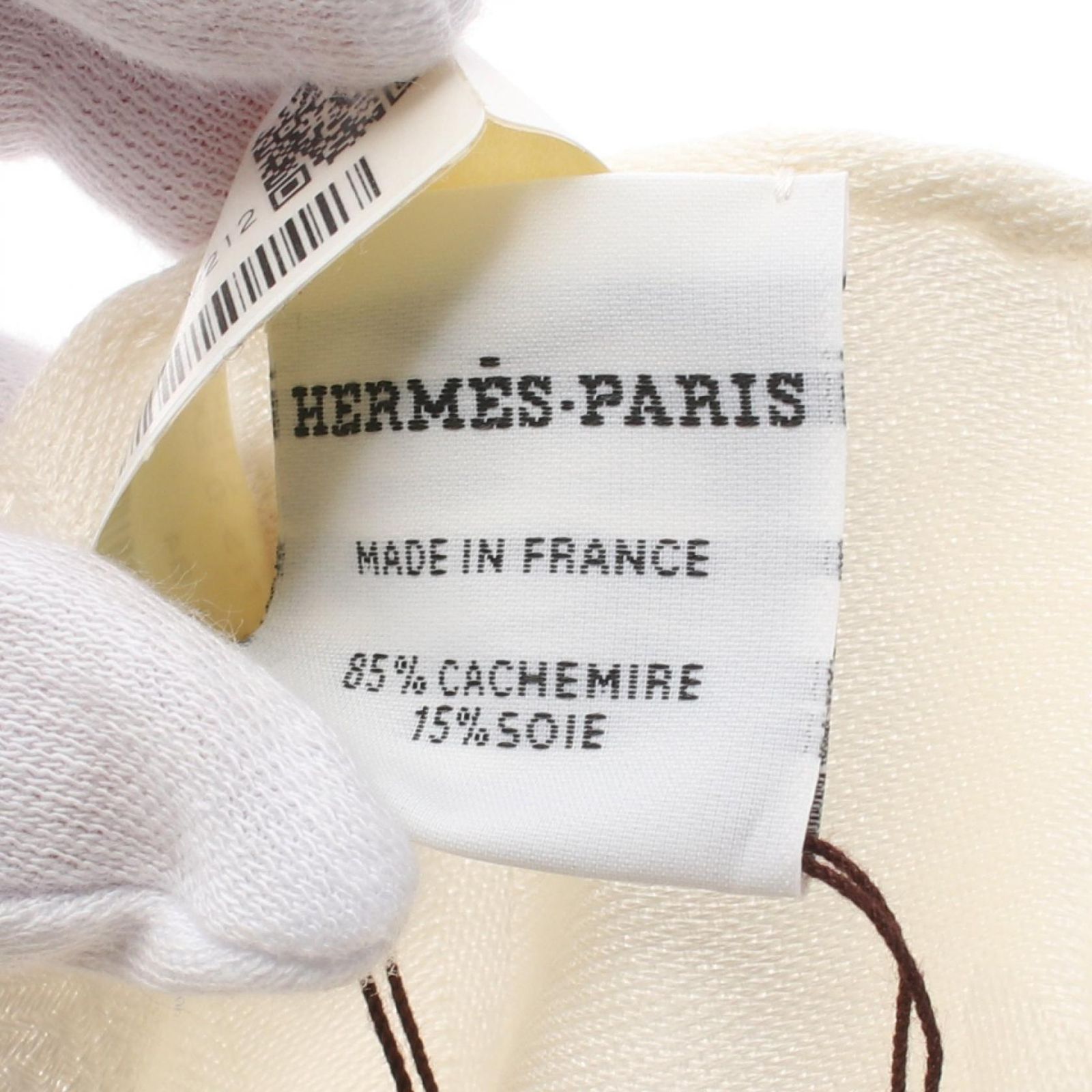 エルメス HERMES ストール ニューリブリス ホワイト シルク ストール