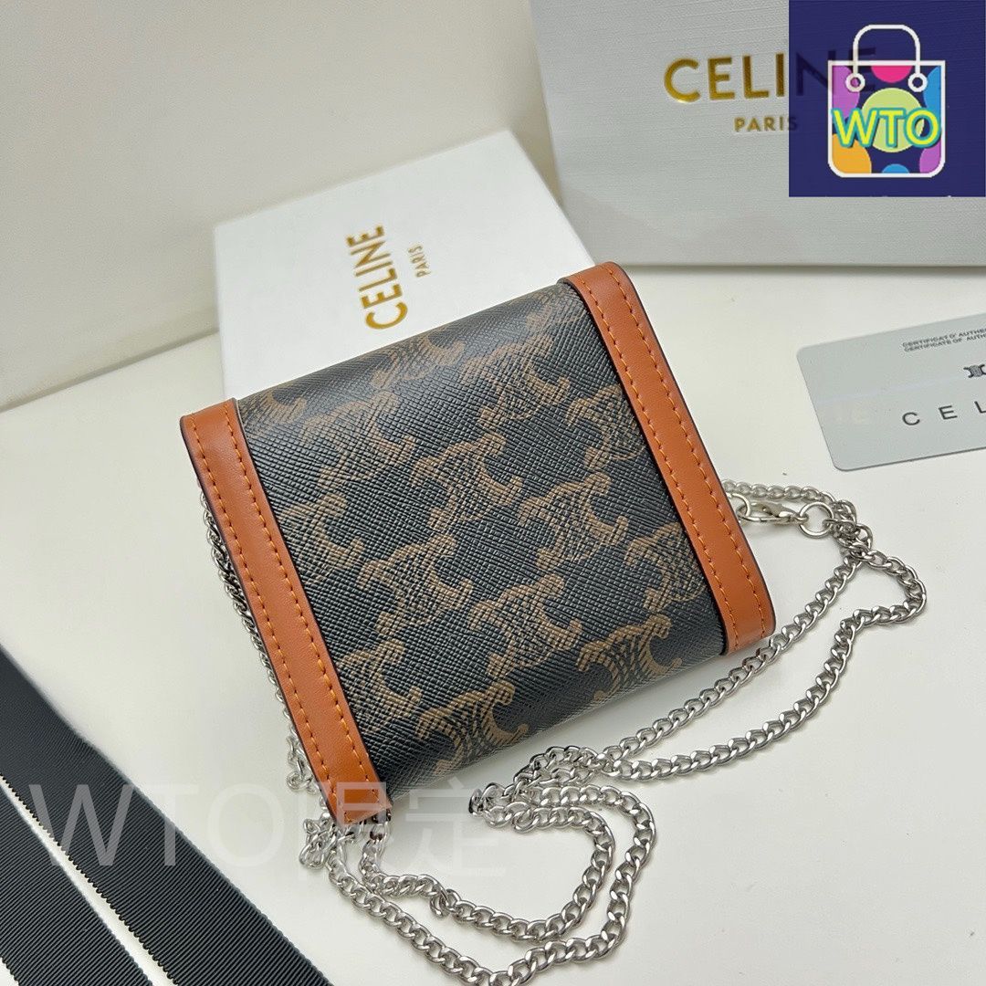 本日限定】?Celine トリオンフ チェーンウォレット 10999 ? 高級