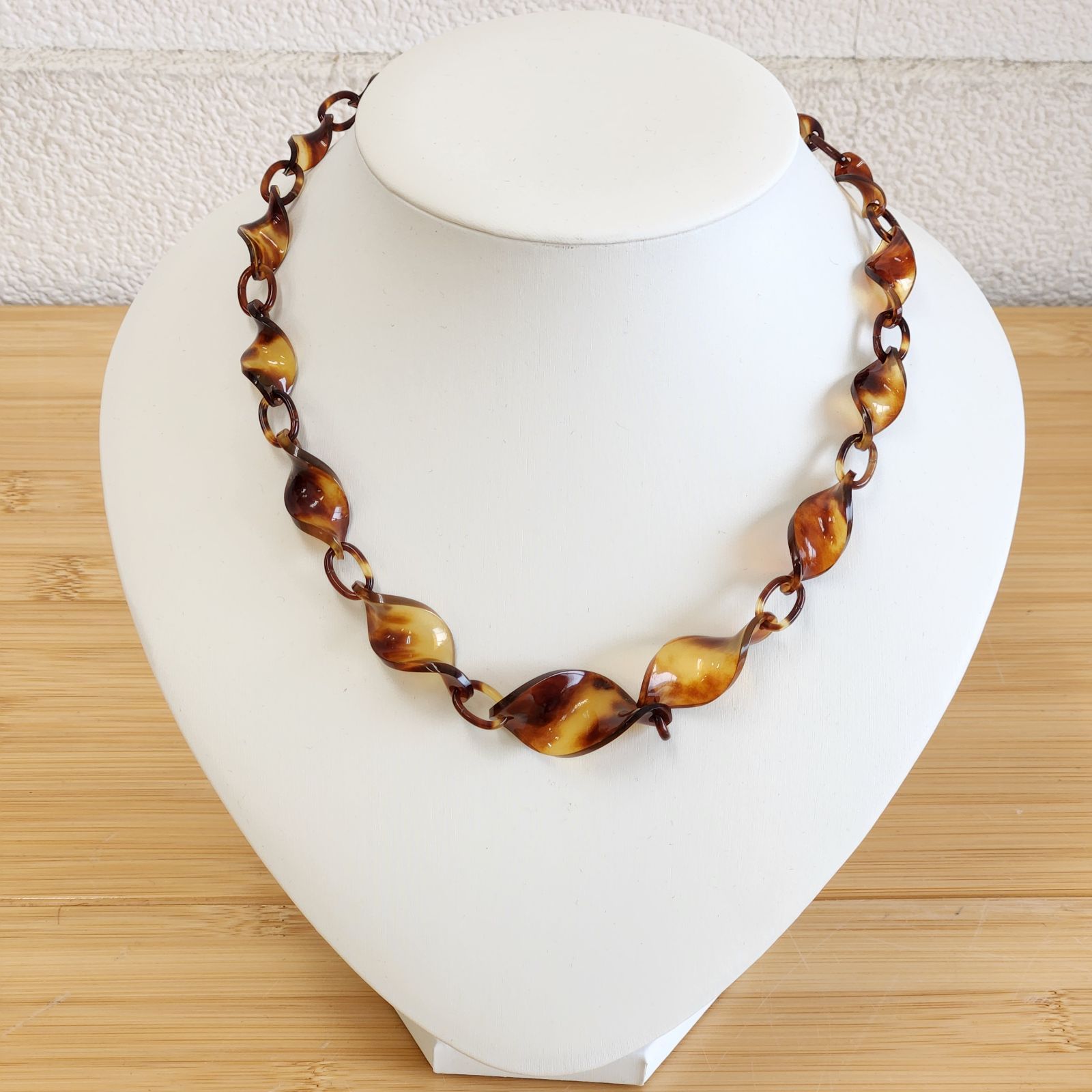 本鼈甲 ネックレス 美品】本鼈甲 デザインネックレス 本べっ甲 ネックレス - メルカリ