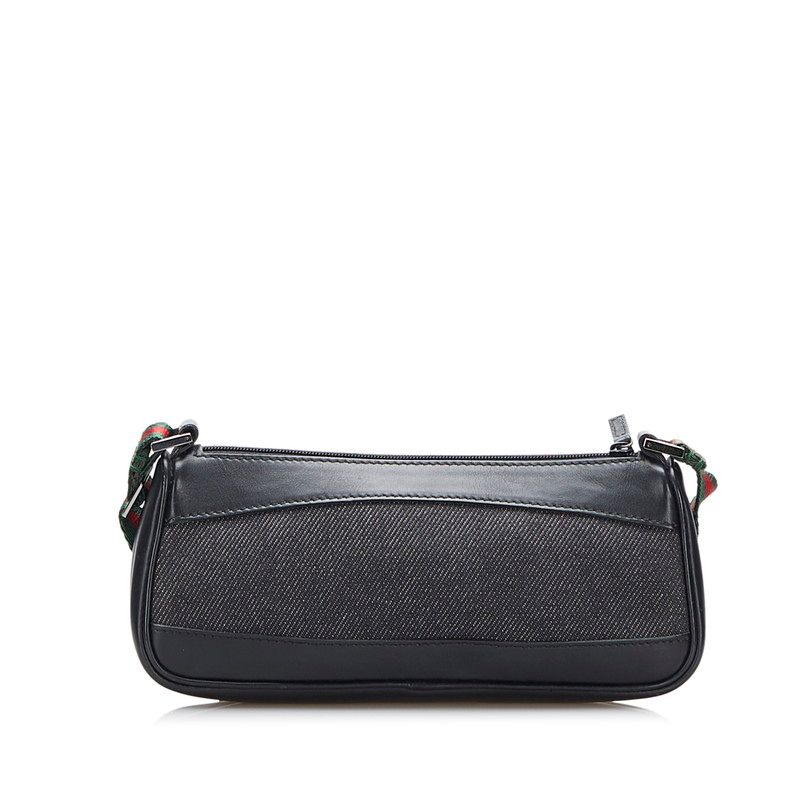 GUCCI アクセサリーポーチ　ハンドバッグ　シェリー　グッチ GUCCI(グッチ) 80's GG canvas sherry line pouch GG キャンバス