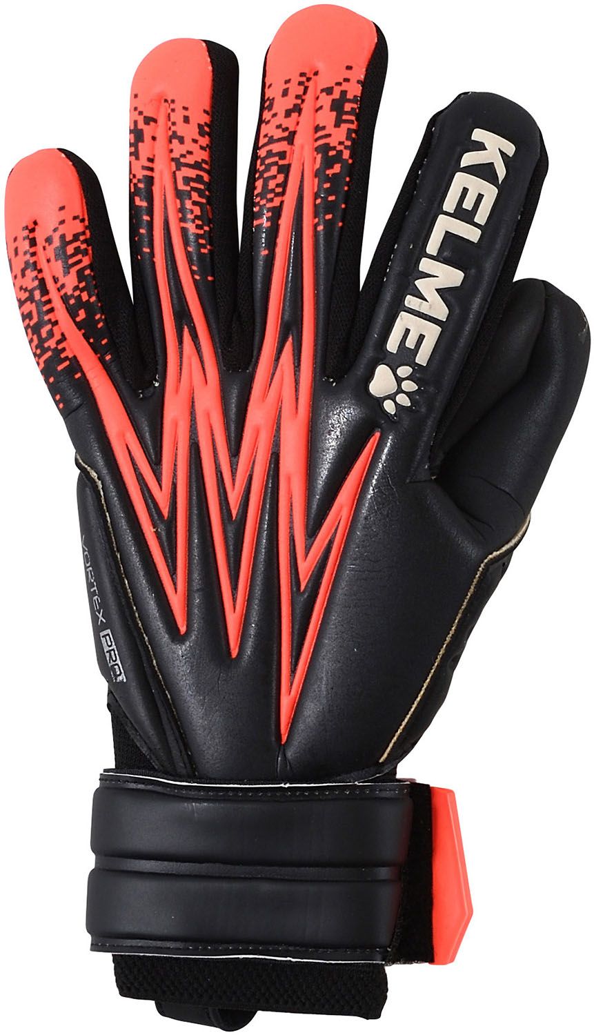 ケレメ KELME フットサル VORTEX PRO GLOVES 9896408 009 ブラック×ネオンオレン