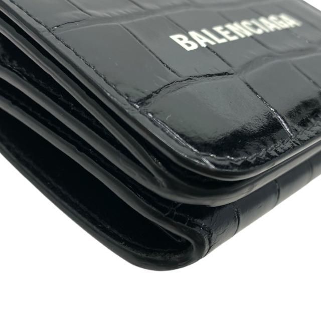 BALENCIAGA バレンシアガ 593818 ペーパー ミニウォレット 三つ折り