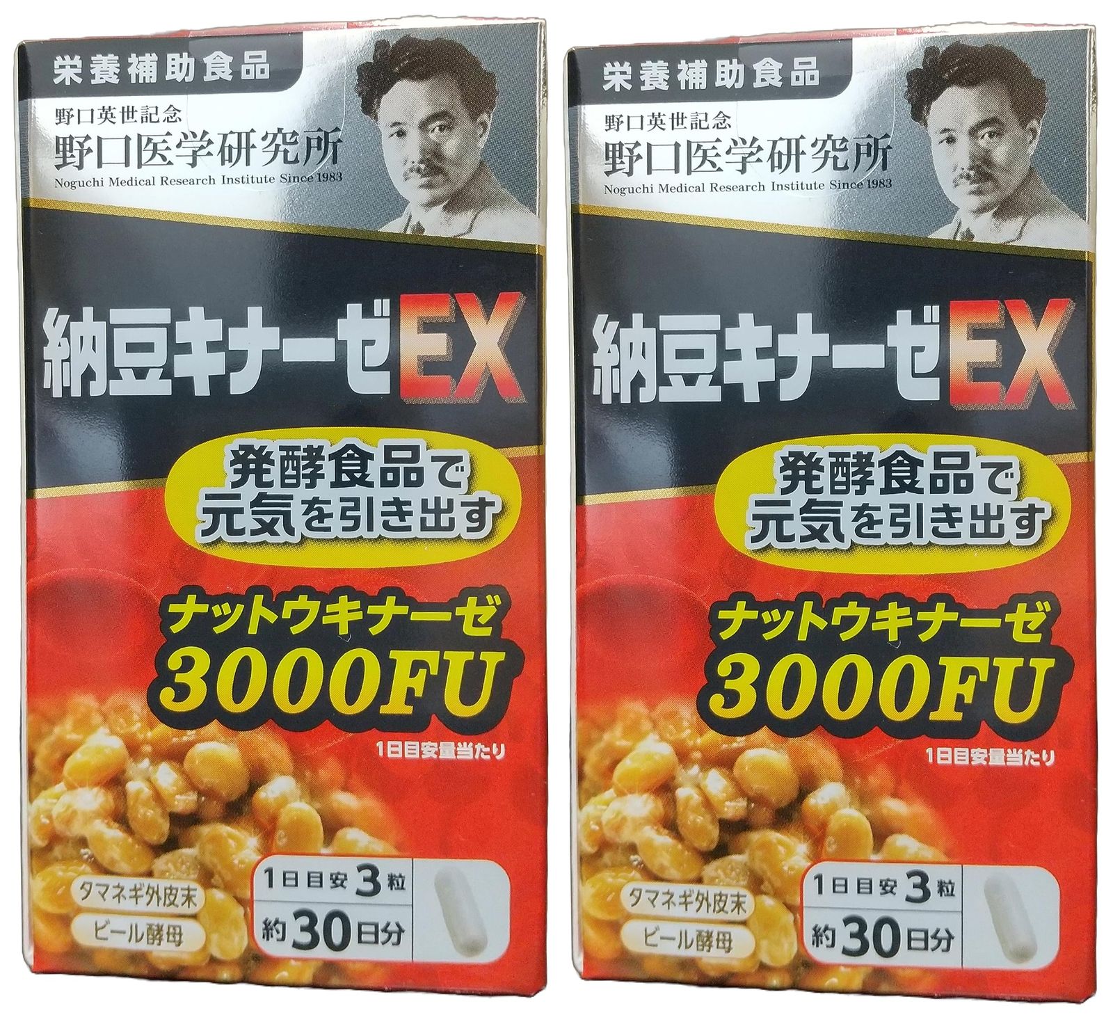 野口医学研究所 納豆キナーゼEX 90粒 2個 栄養補助食品 オリジナル賞味