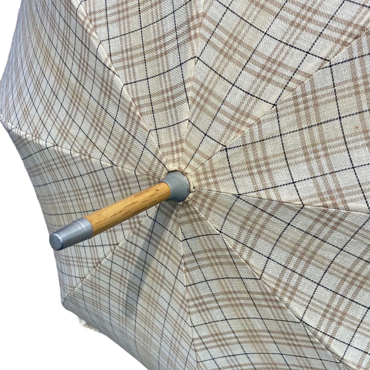 バーバリー 傘 - ベージュ チェック柄 バーバリー チェック柄 長傘