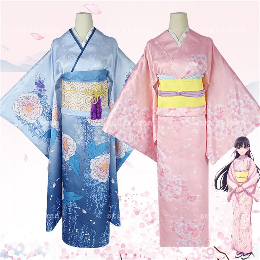 わたしの幸せな結婚 齊森美世 コスプレ衣装 ピンク色 着物 和服 飾り付き コスチューム コスプレ グッズ おしゃれ アニメ cosplay 撮影 忘年会 学園祭 遊園会 変身 変装 仮装 誕生日 プレゼント