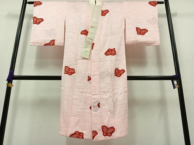 平和屋着物□長襦袢 無双仕立て 花菱文 正絹 逸品 DAAW4643cd 平和屋着物□