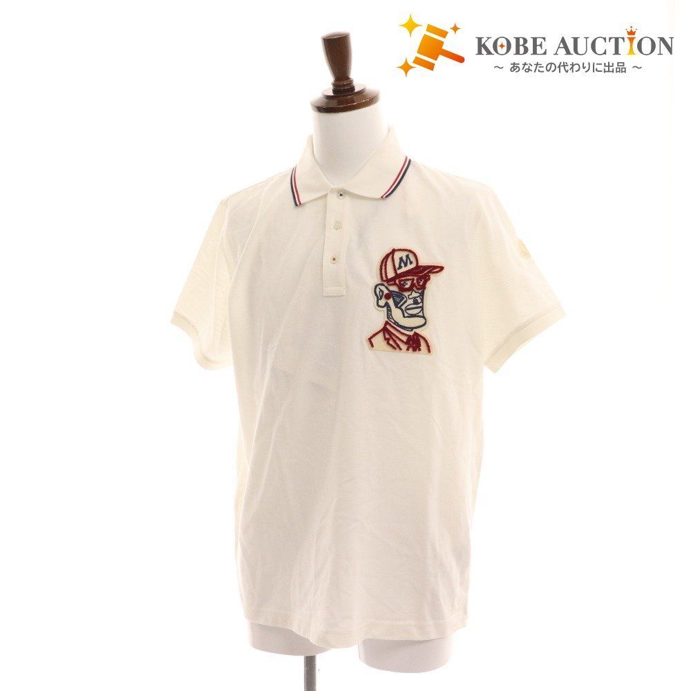 LEONARD SPORT 美品スカーフ柄ゴールドラインカラーデザインポロシャツ