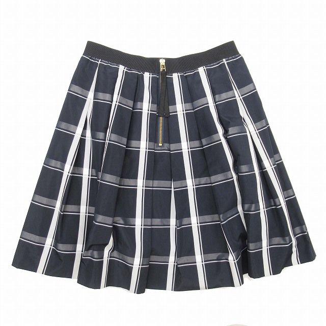 バーバリーブルーレーベル BURBERRY BLUE LABEL チェック プリーツ  