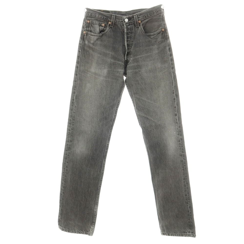 【中古】リーバイス Levi's 501 コットン ジーンズ デニムパンツ ブラック【サイズ31】【メンズ】